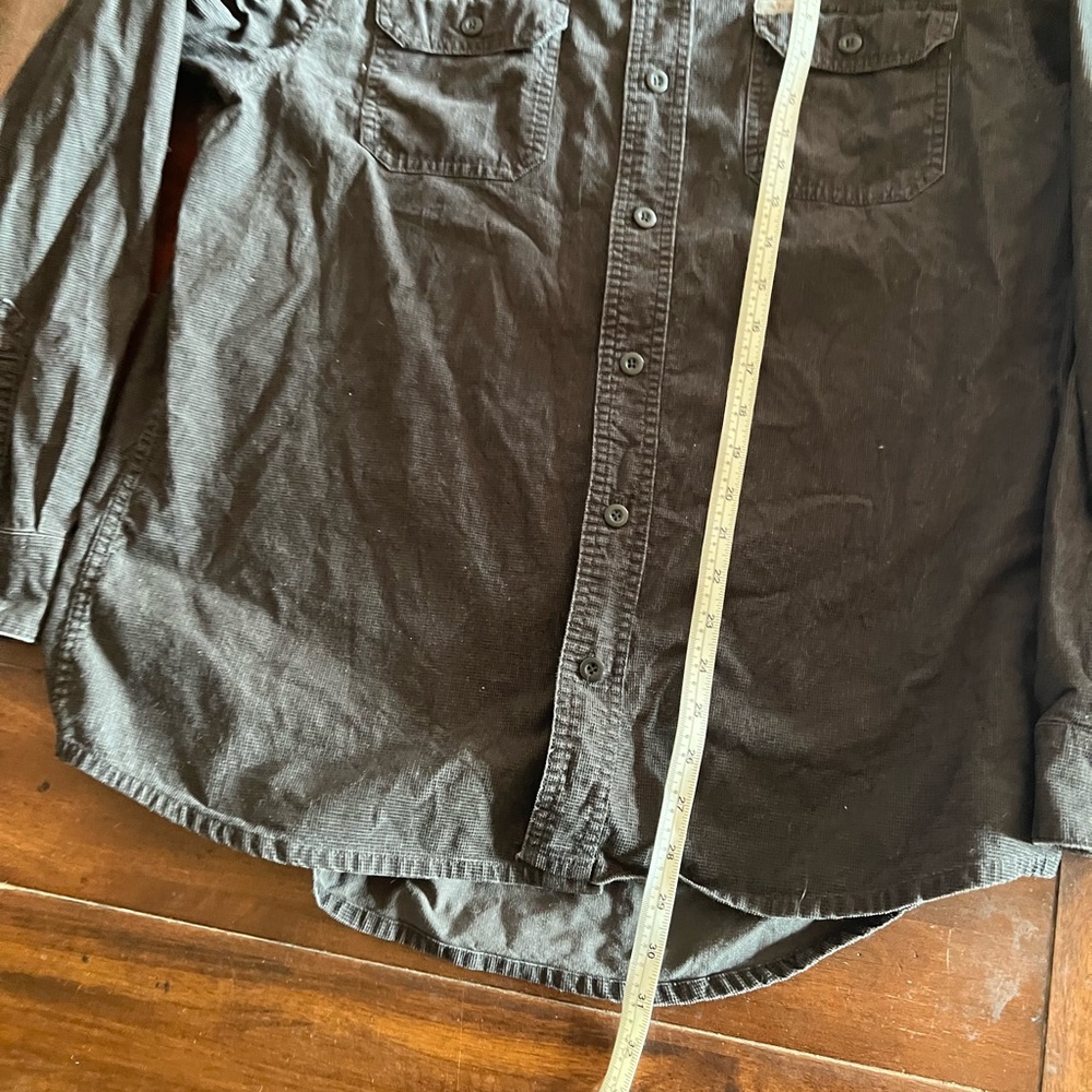 Eddie Bauer Dark Brown Corduroy Shirt - Picture 4 of 6